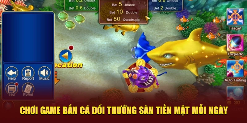 Top 03 tựa game bắn cá đổi thưởng hấp dẫn tại 0123WIN 2 Chơi game bắn cá đổi thưởng săn tiền mặt